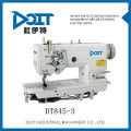 DT845-3 Alta velocidade agulha dupla industrial máquina de costura de ponto fixo